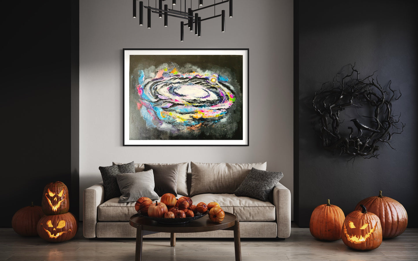 Galaxy Colourful Cosmic Fantasy Mystery Stars reborn WallArt PRINTS