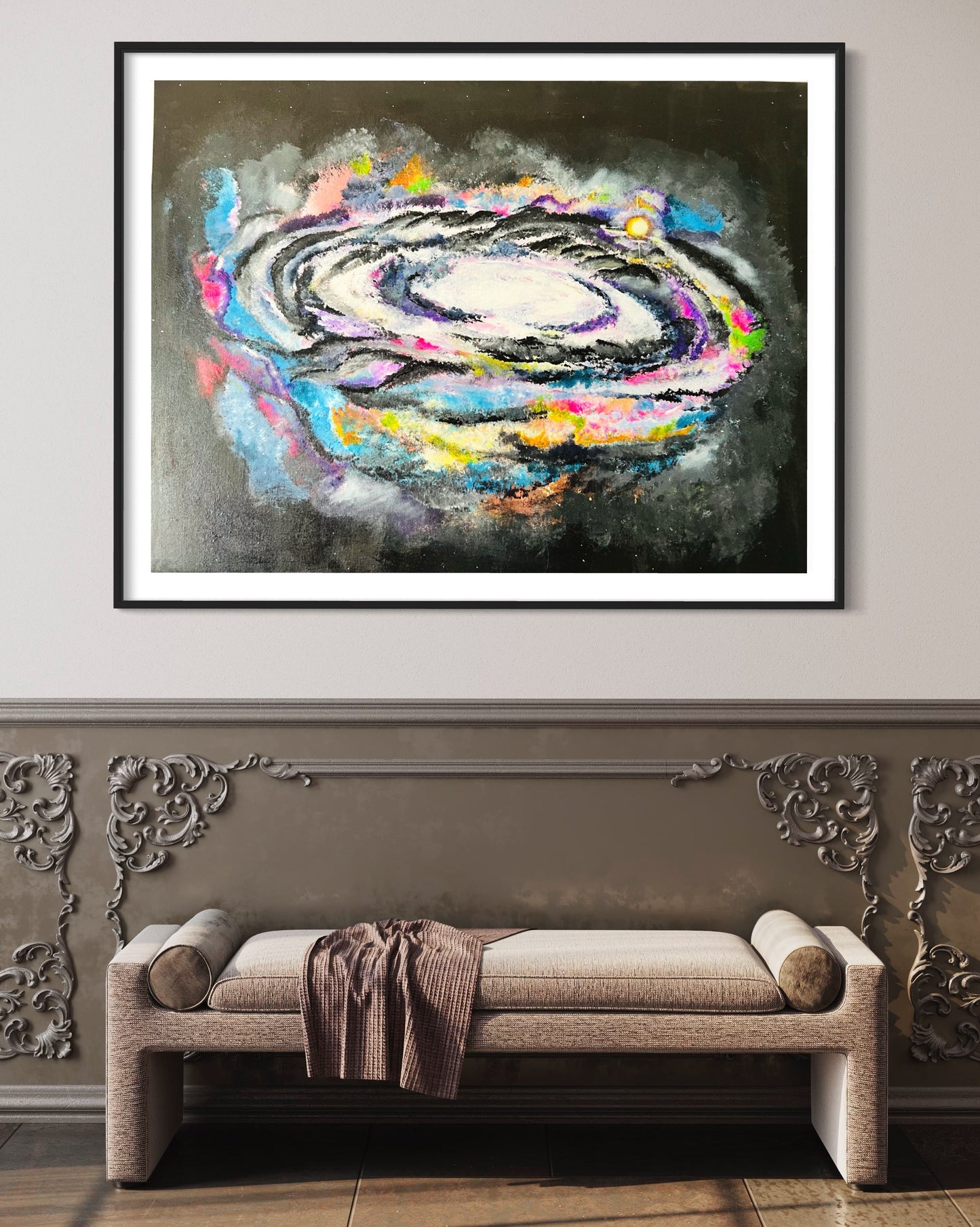Galaxy Colourful Cosmic Fantasy Mystery Stars reborn WallArt PRINTS