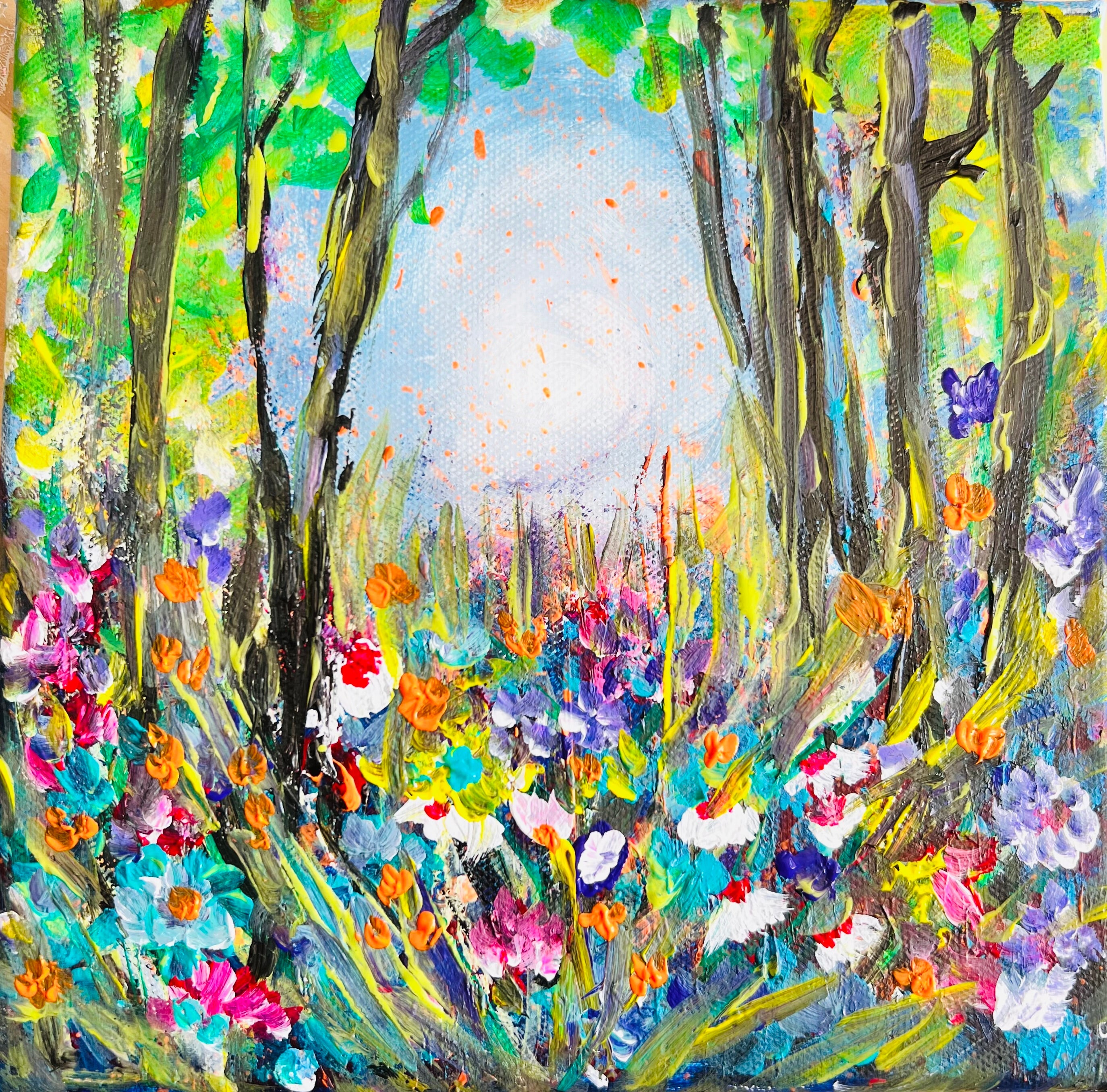 SYMPHONY OF FLOWERS| Mounted EMA 200gsm Fine Art Print | Framed