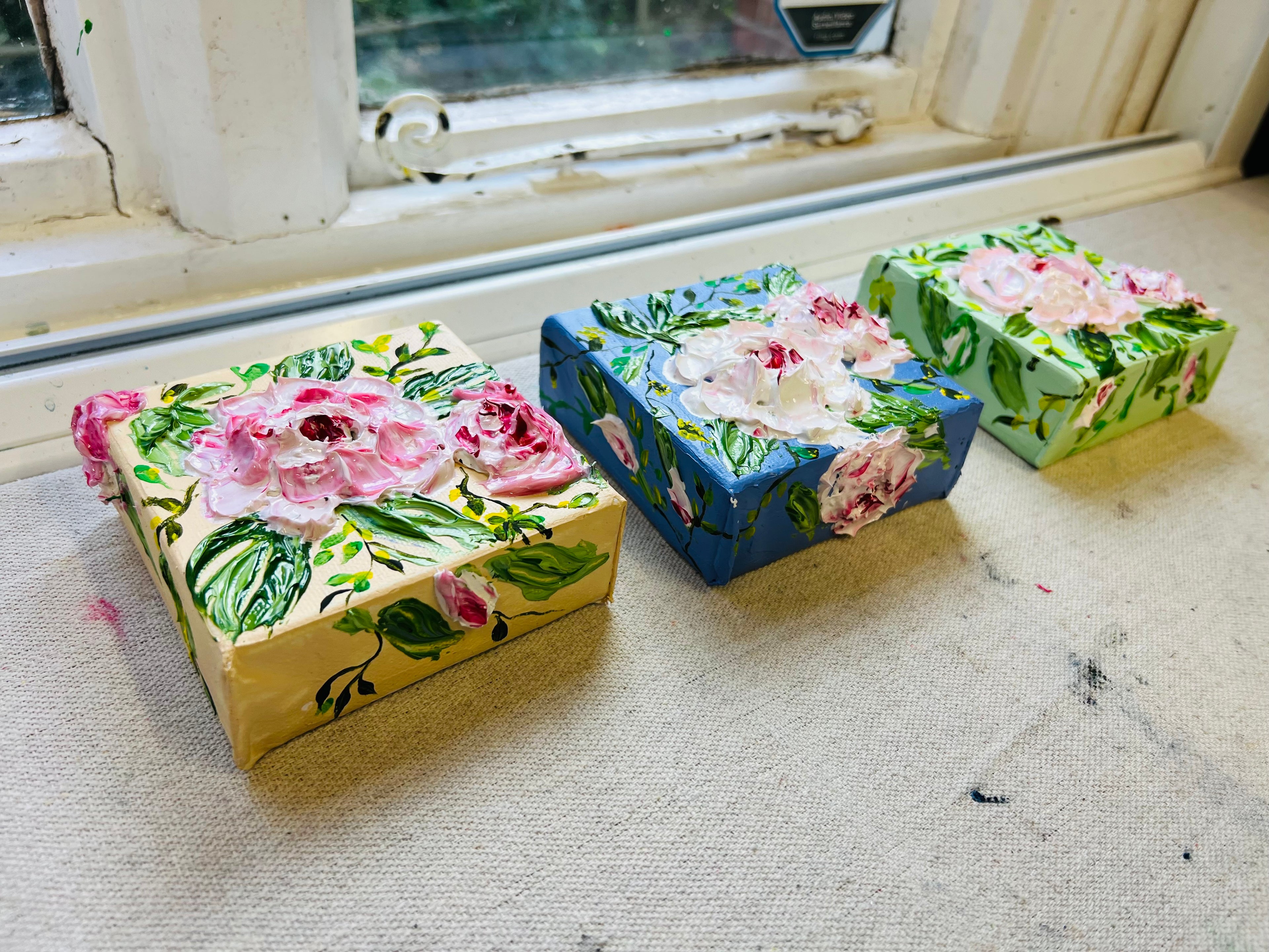 MINI Canvas box - Floral Edition