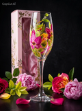 Hand-painted glassware - gift idea