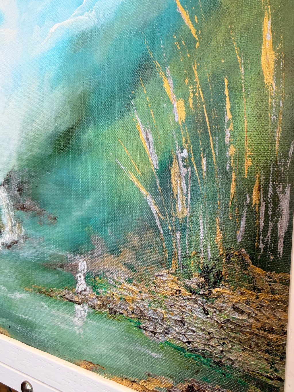 Waiting for Spring — Original Framed Acrylic Painting