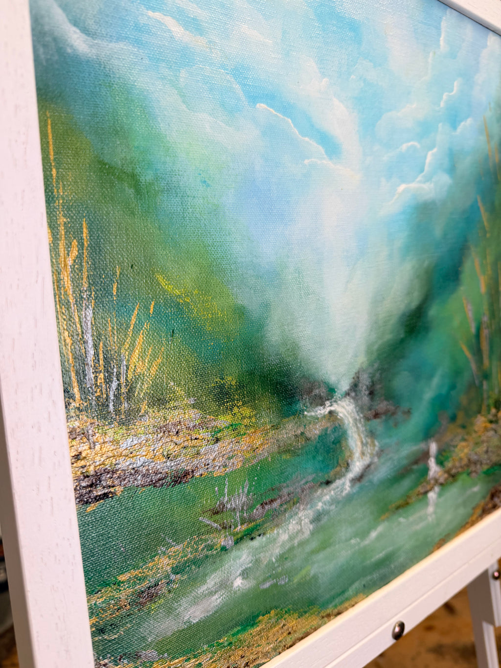 Waiting for Spring — Original Framed Acrylic Painting