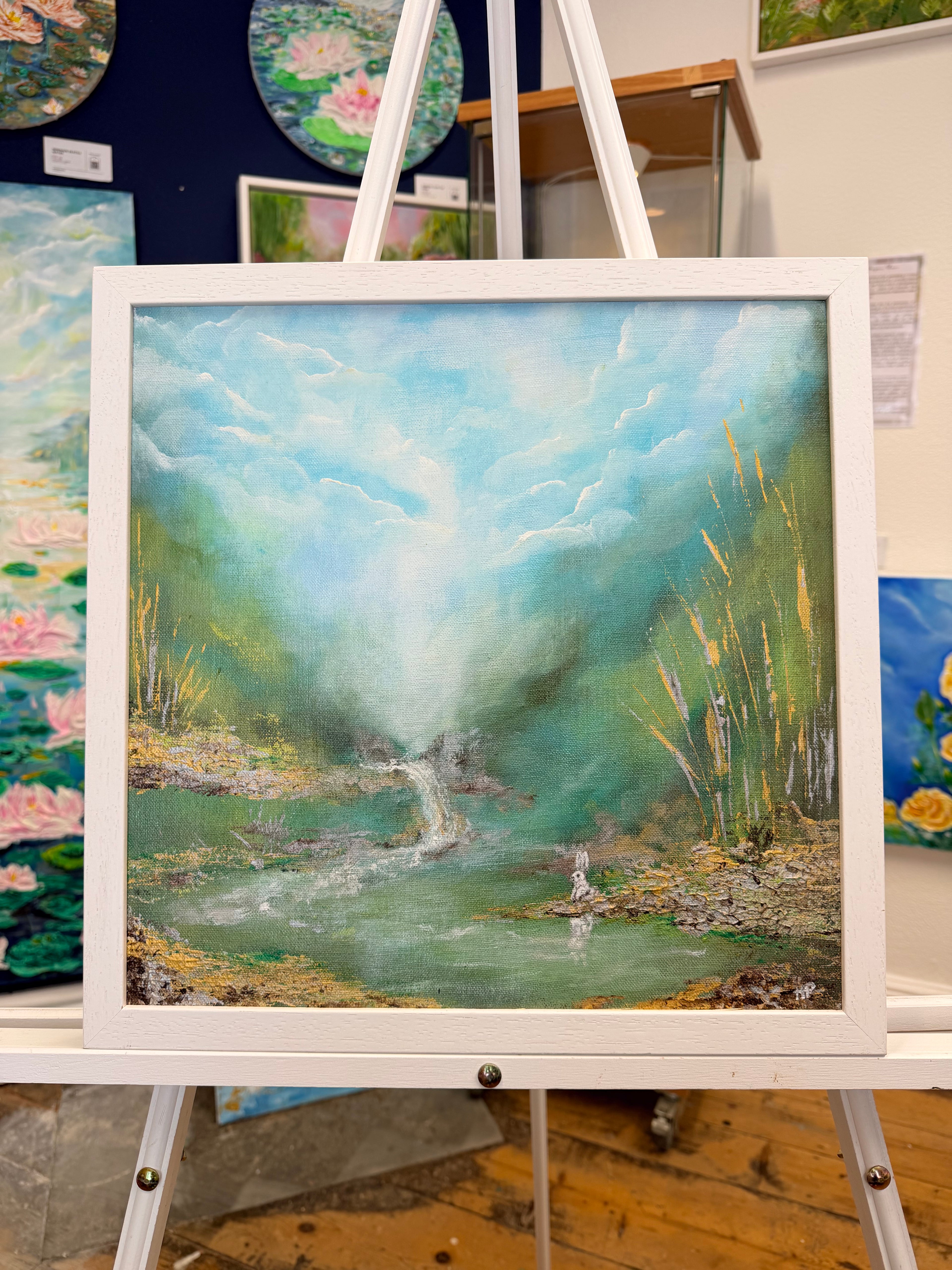 Waiting for Spring — Original Framed Acrylic Painting