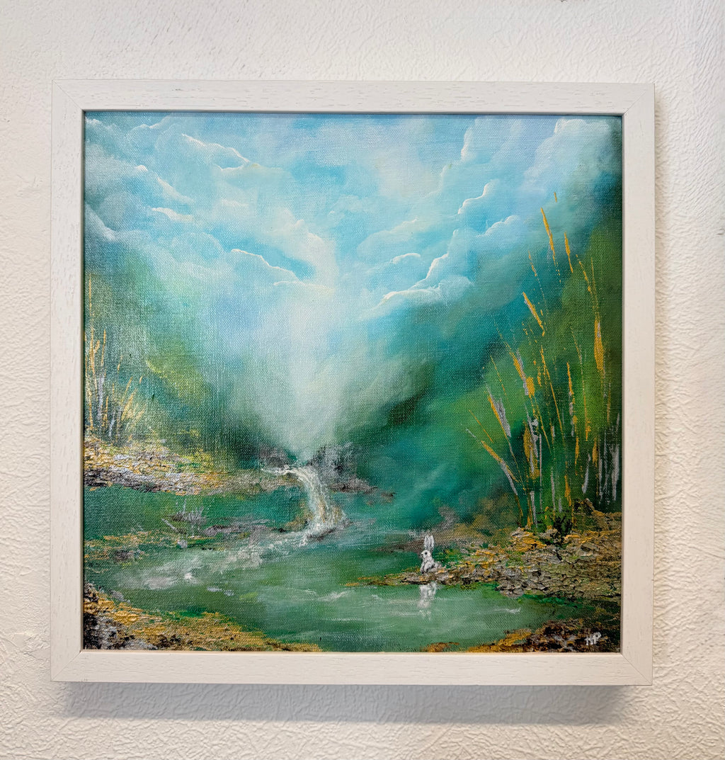 Waiting for Spring — Original Framed Acrylic Painting