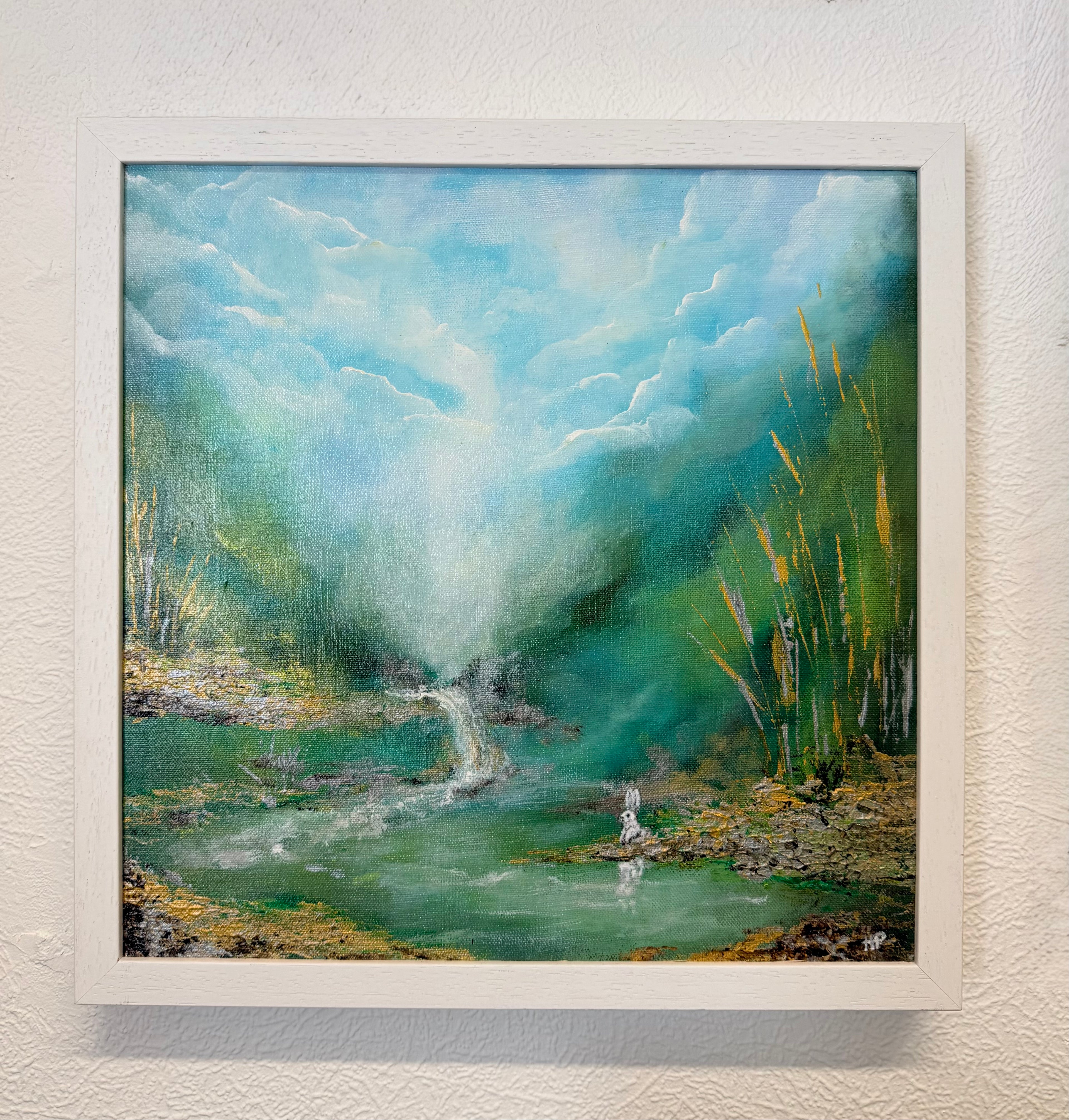 Waiting for Spring — Original Framed Acrylic Painting