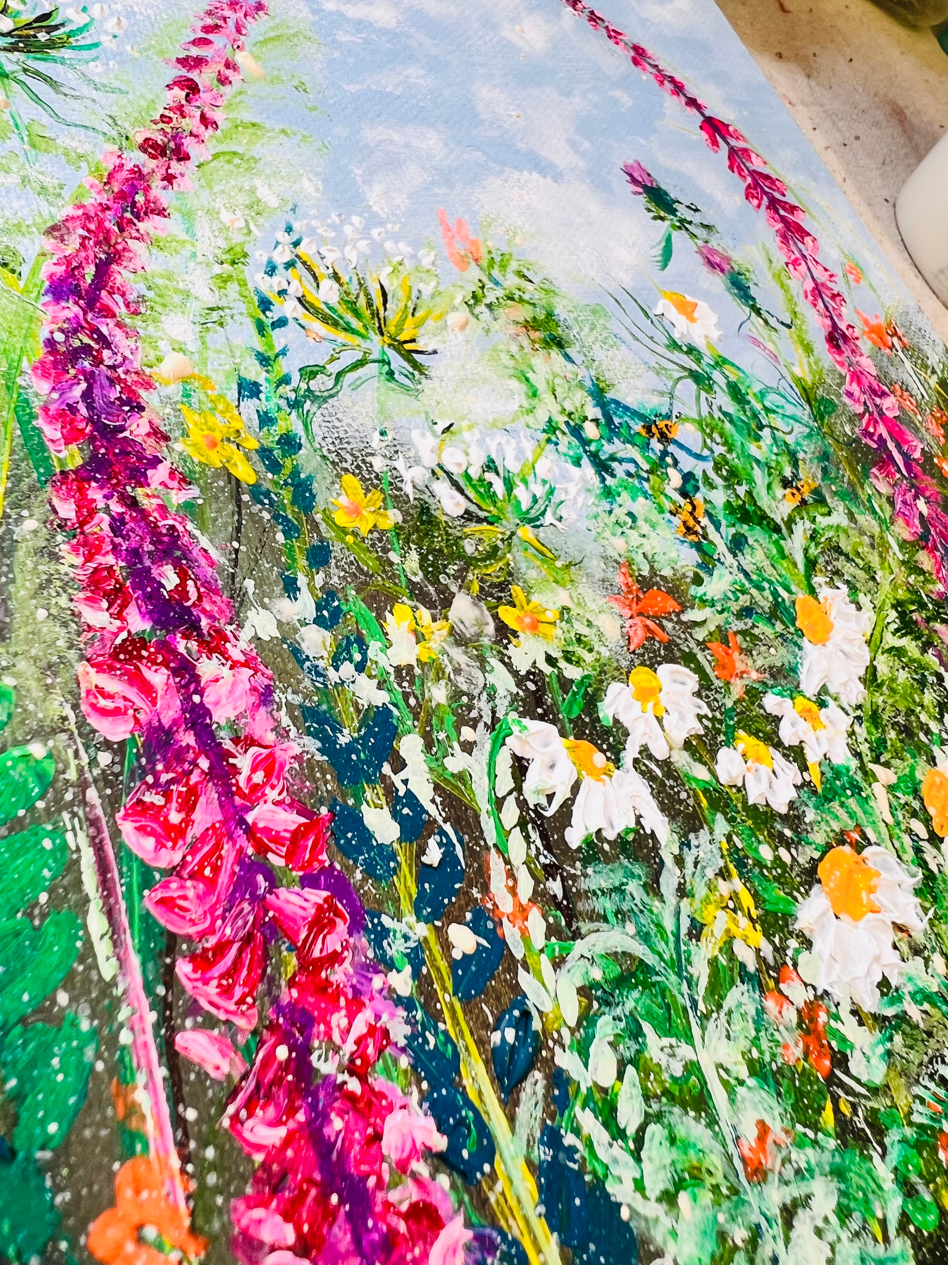 BAREFACE BEAUTY Wildflowers inspiration colourful artwork