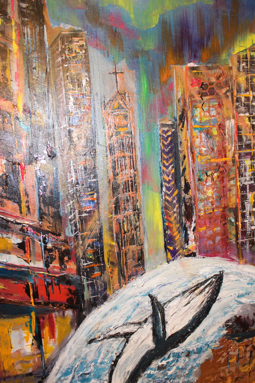 TEXTURE ABSTRACT ART "IT ONCE WAS WATER"