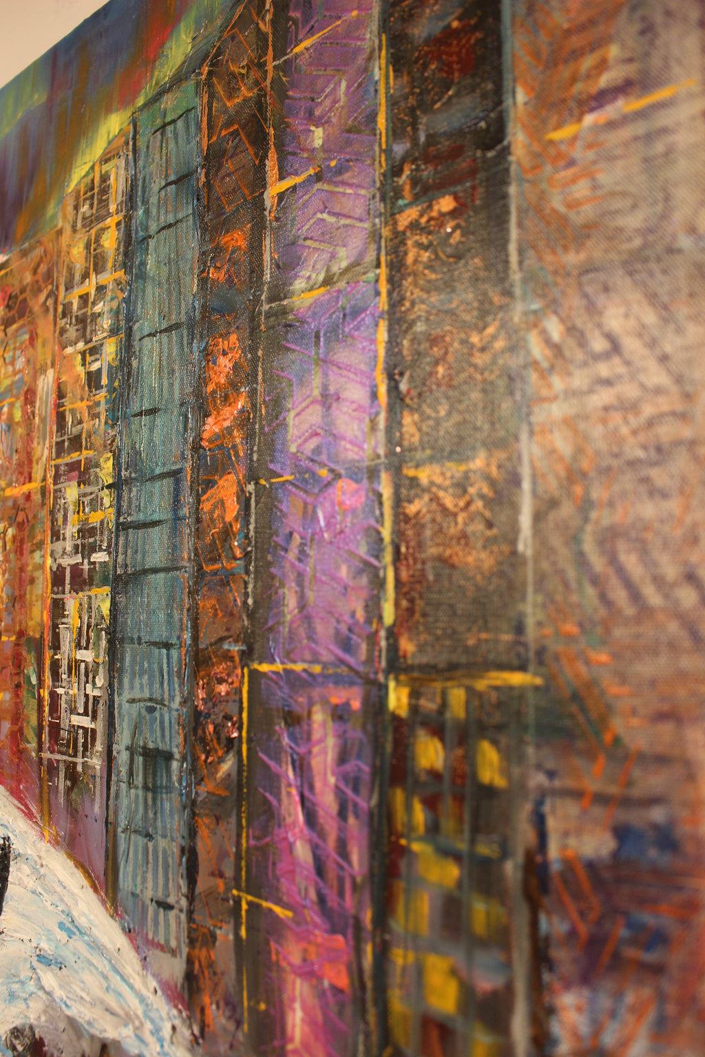 TEXTURE ABSTRACT ART "IT ONCE WAS WATER"