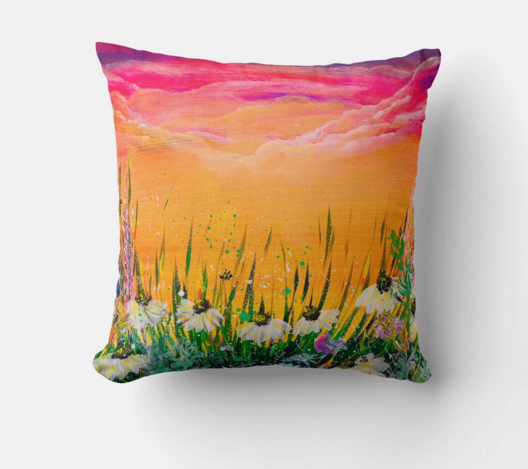 Art inspired Cushion polyester cushions are soft and wrinkle-free