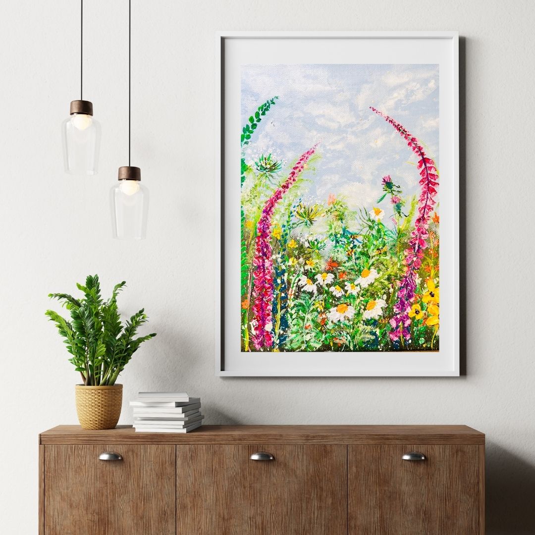 BAREFACE BEAUTY Wildflowers inspiration colourful artwork