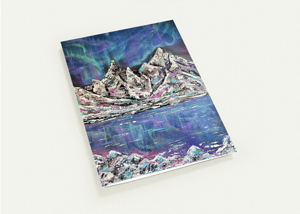 A6 GREETING CARD - AURORA NORTHERN LIGHTS