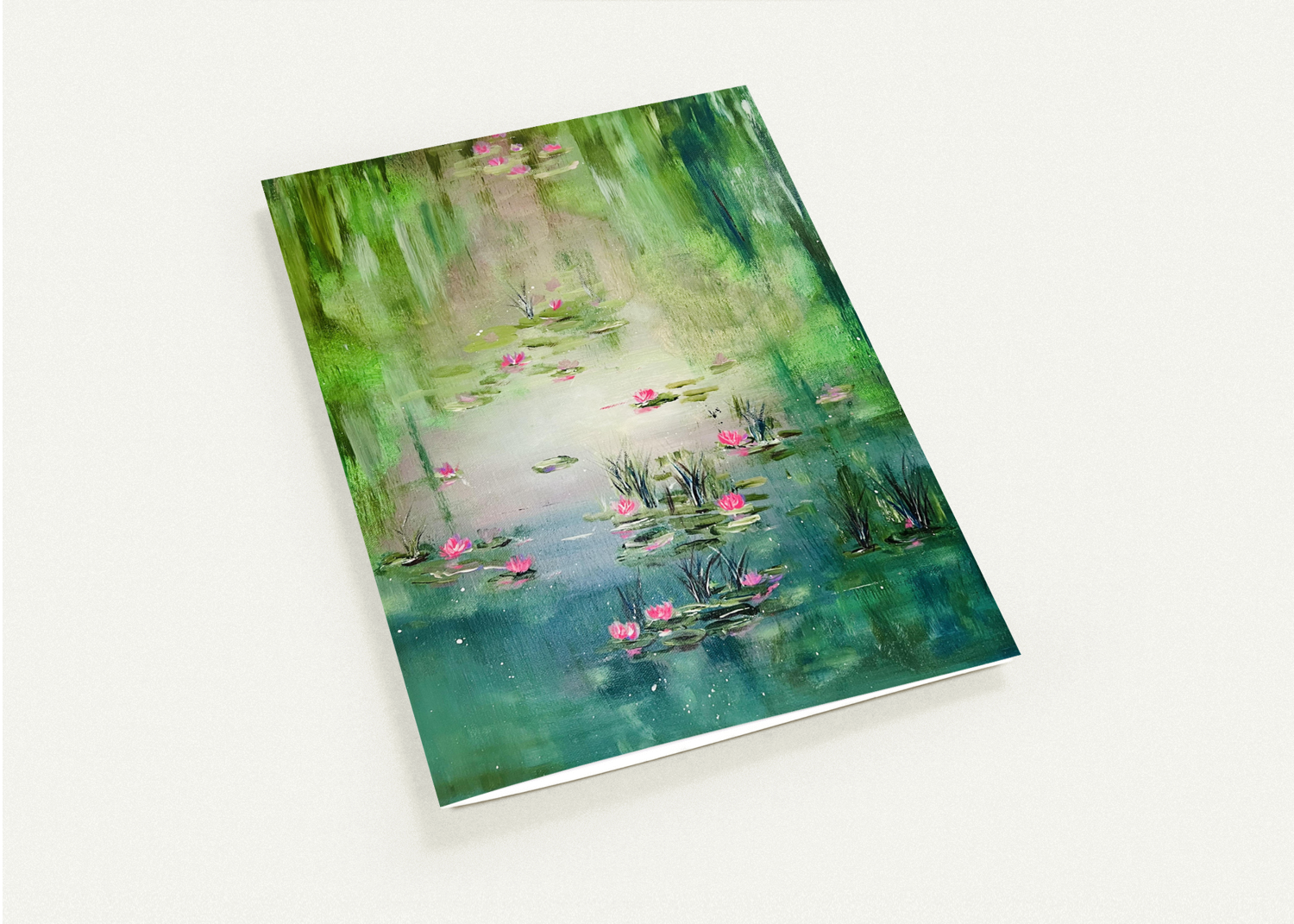A6 GREETING CARD - LILY POND