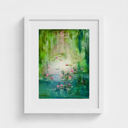LIVING A DREAM | Mounted Print | Framed