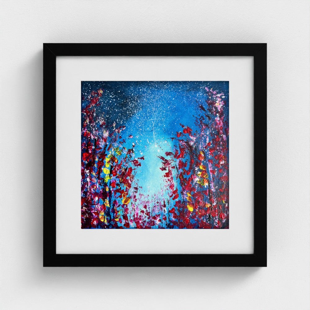 UNDER STARS | Mounted EMA 200gsm Fine Art Print | Framed