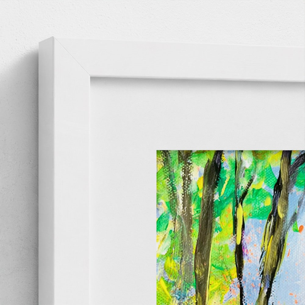 SYMPHONY OF FLOWERS| Mounted EMA 200gsm Fine Art Print | Framed