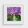 CHERRY ROAD| Mounted EMA 200gsm Fine Art Print | Framed