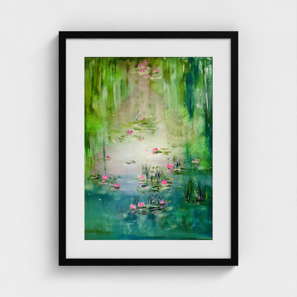 LIVING A DREAM | Mounted Print | Framed